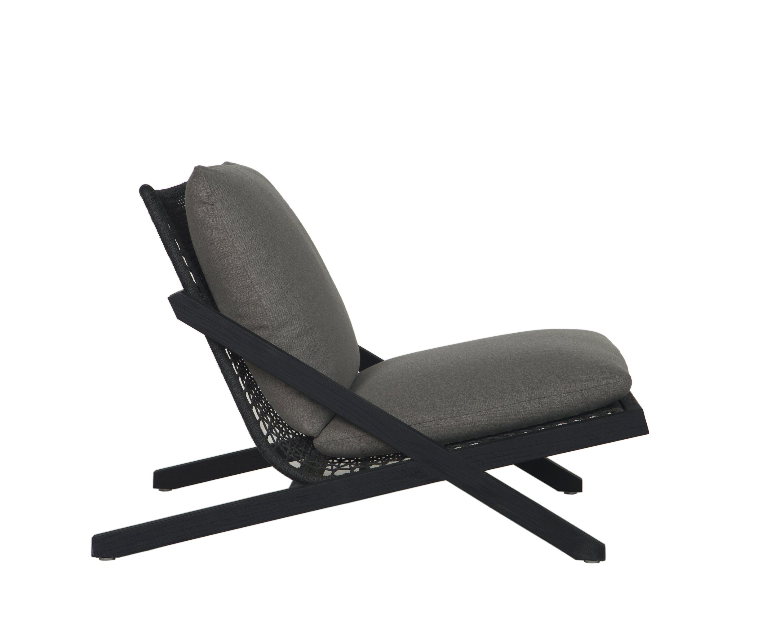 Bari Lounge Chair - Charcoal - Gracebay Grey