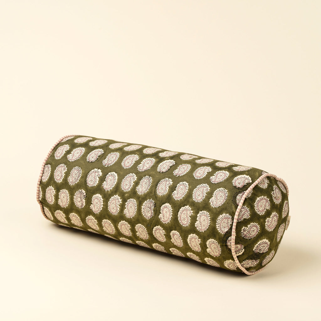 Sola Block Print Bolster