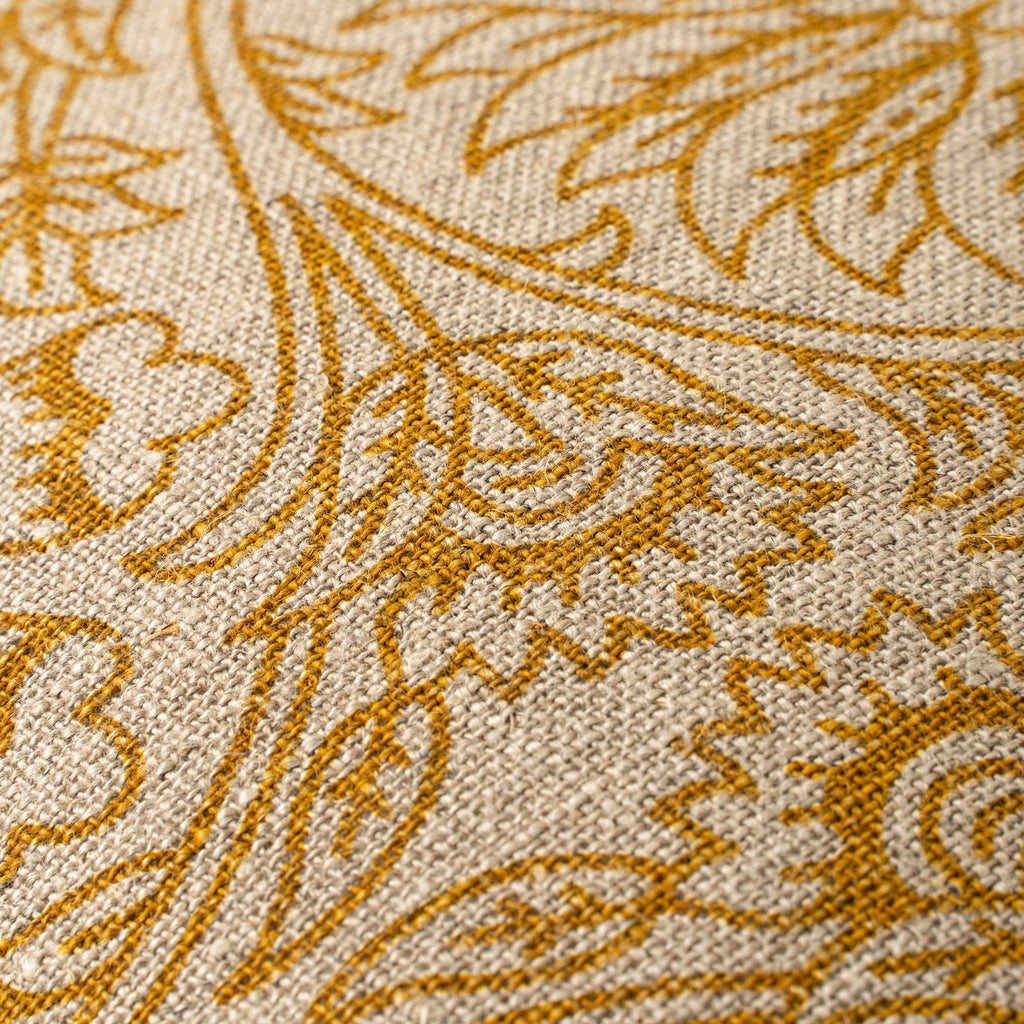 24x24 Floria Linen Pillow, Sunflower