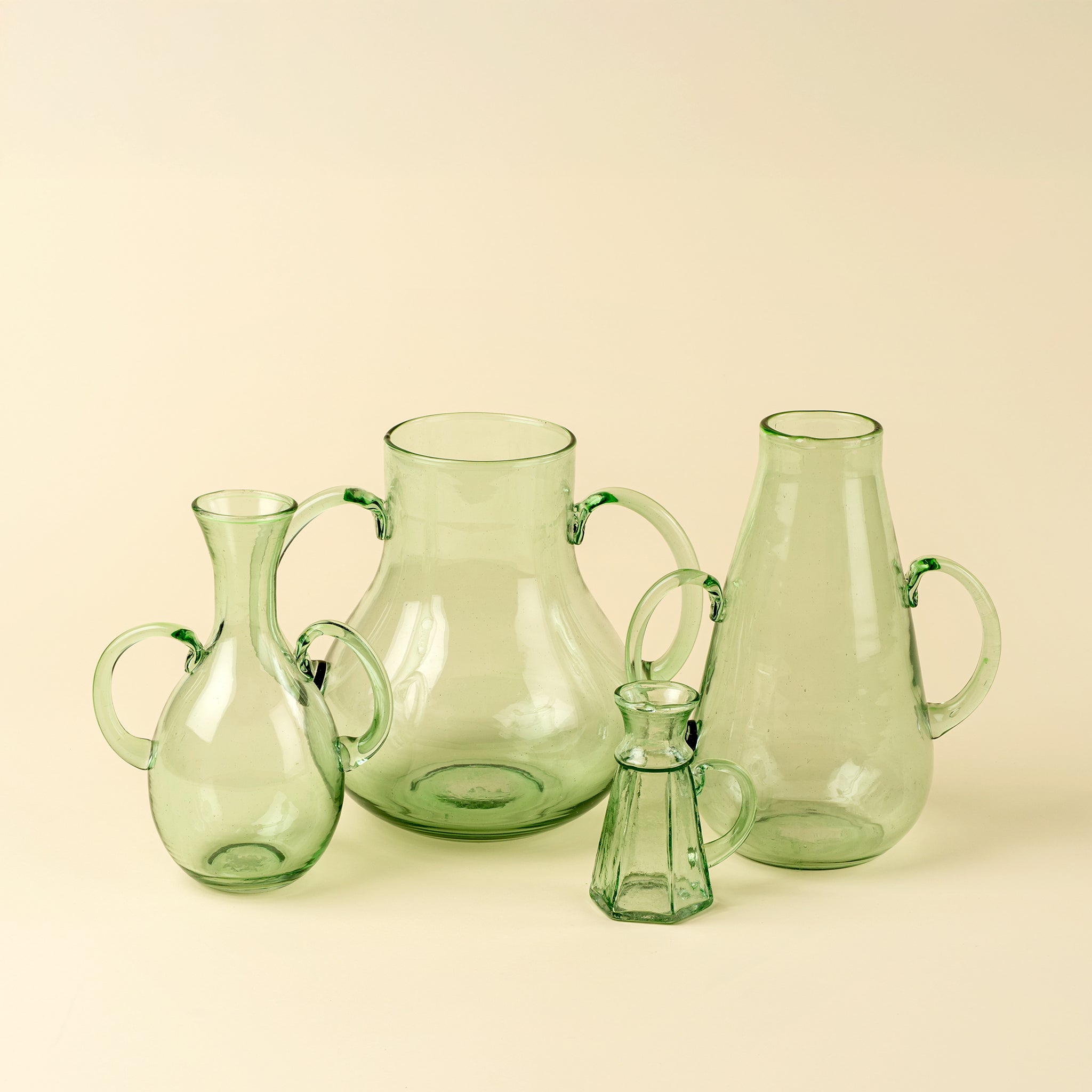 Miro Glass Vase S, Green