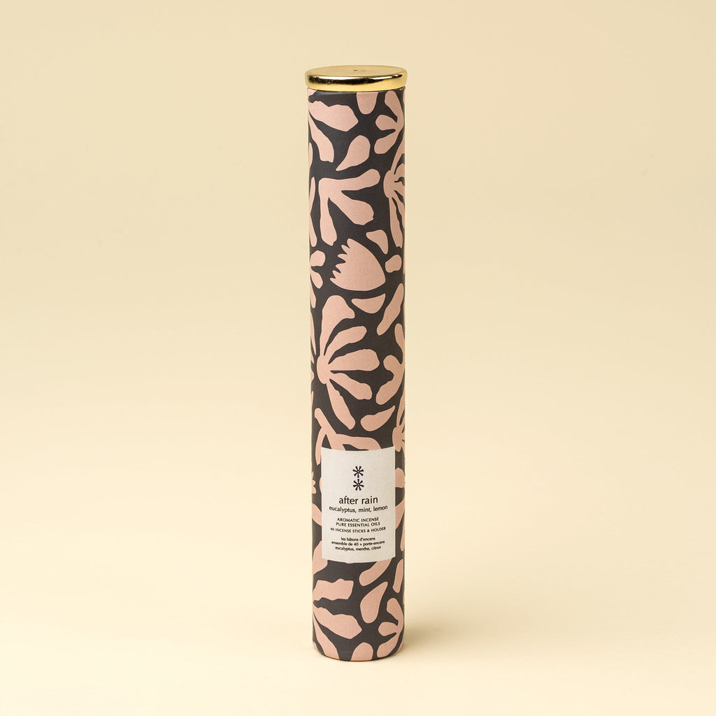 After Rain Incense Set/30 Sticks + Holder