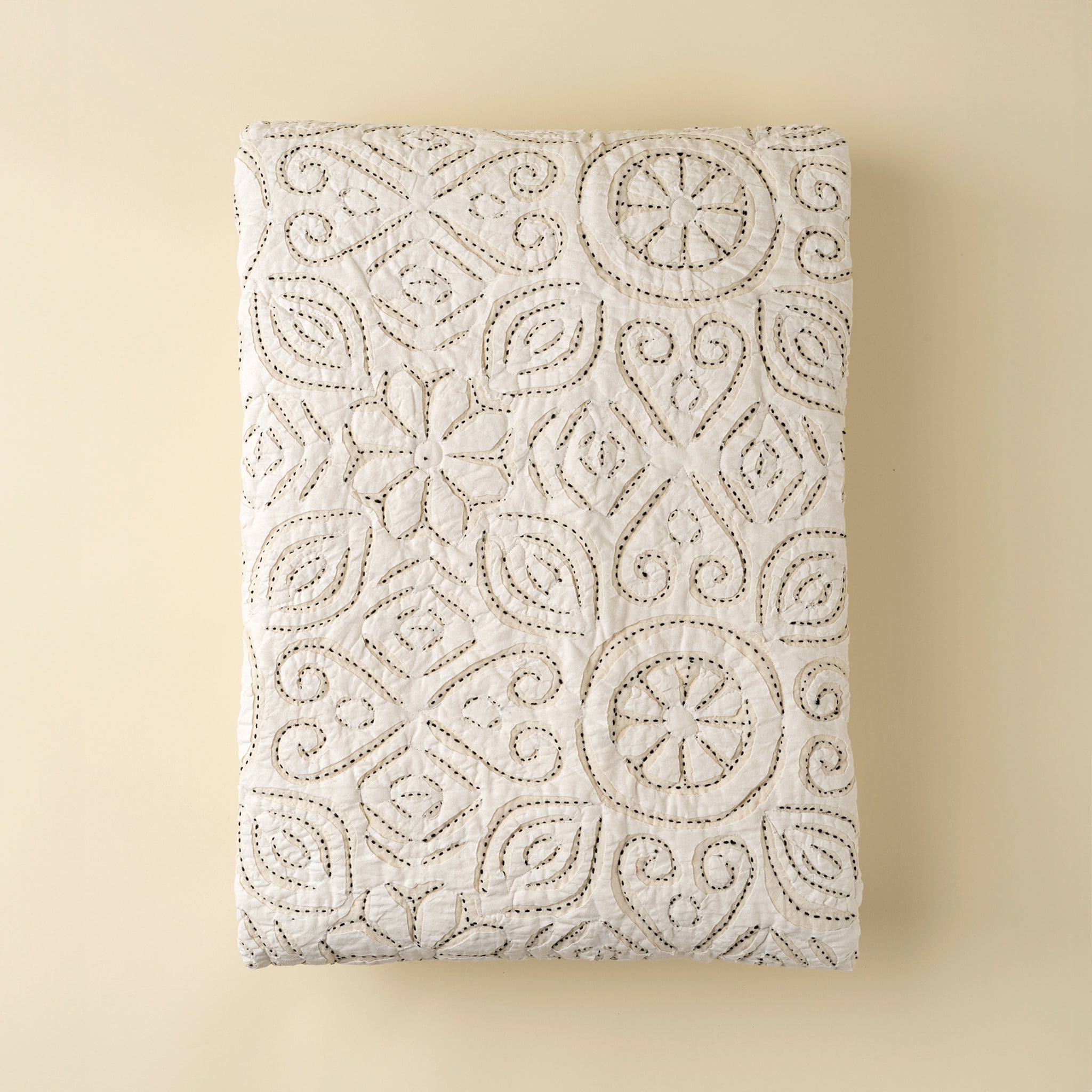 Liliette Cotton Cutwork Bed Quilt