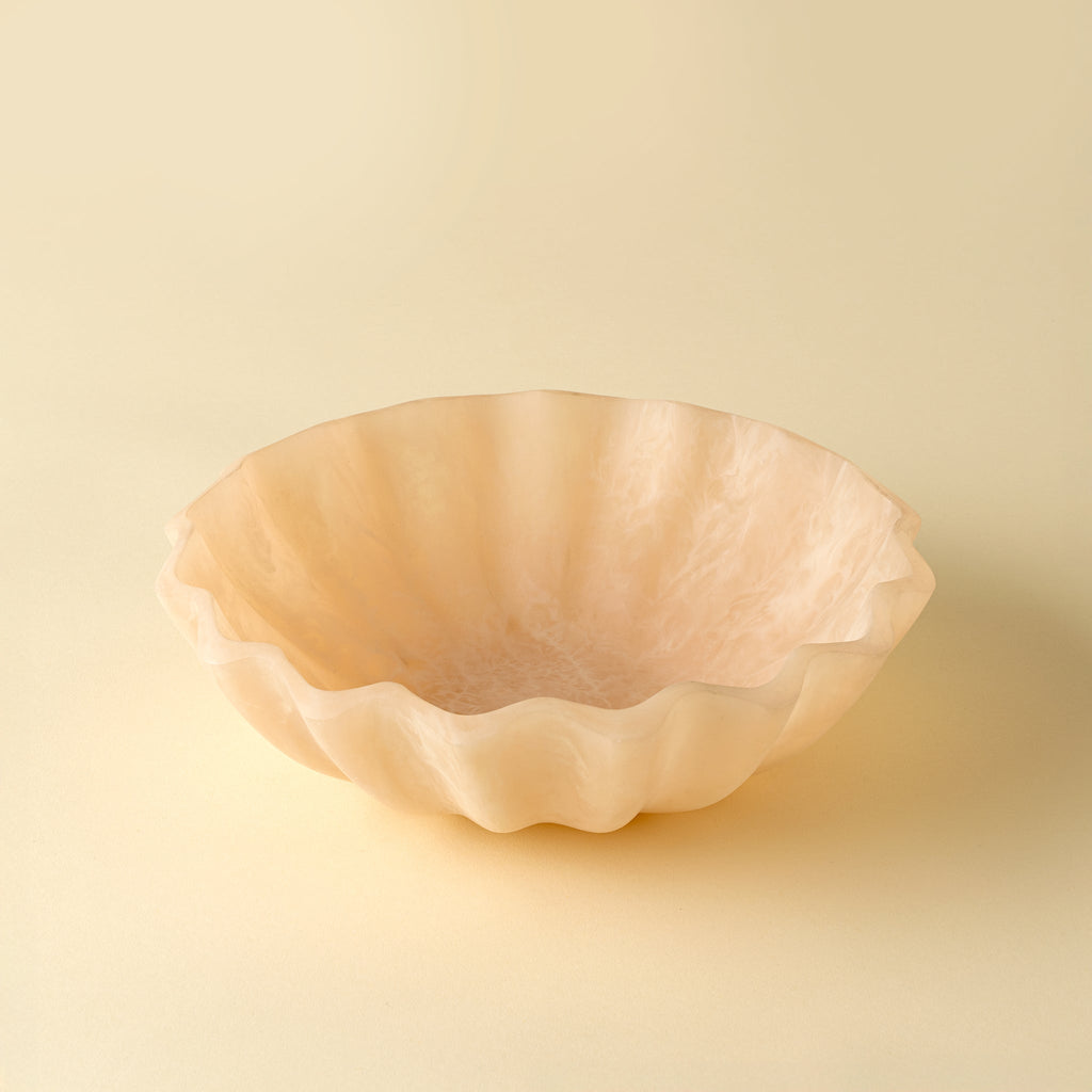 Scallop Resin Bowl M