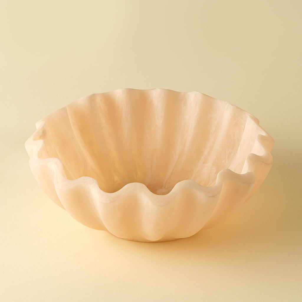 Scallop Resin Bowl L