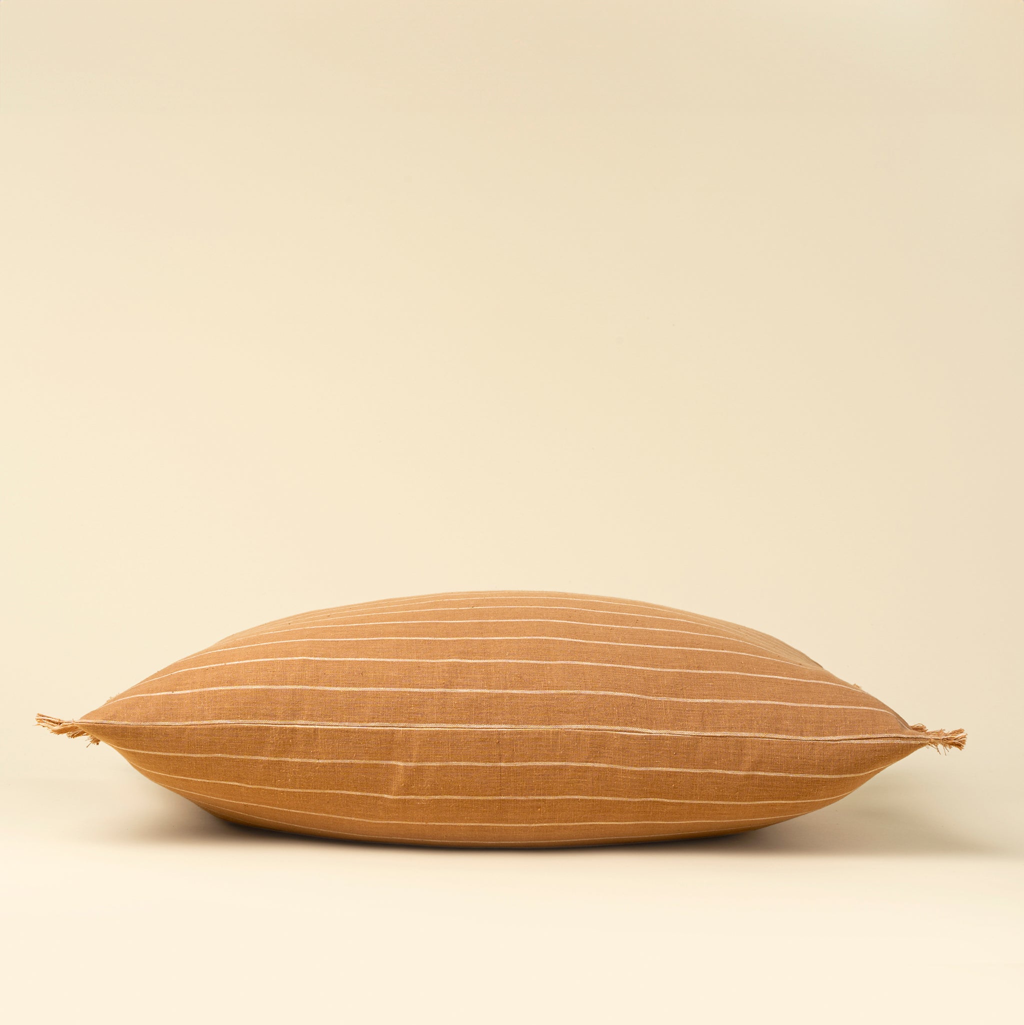 16x24 Handloom Stripe Pillow, Terracotta