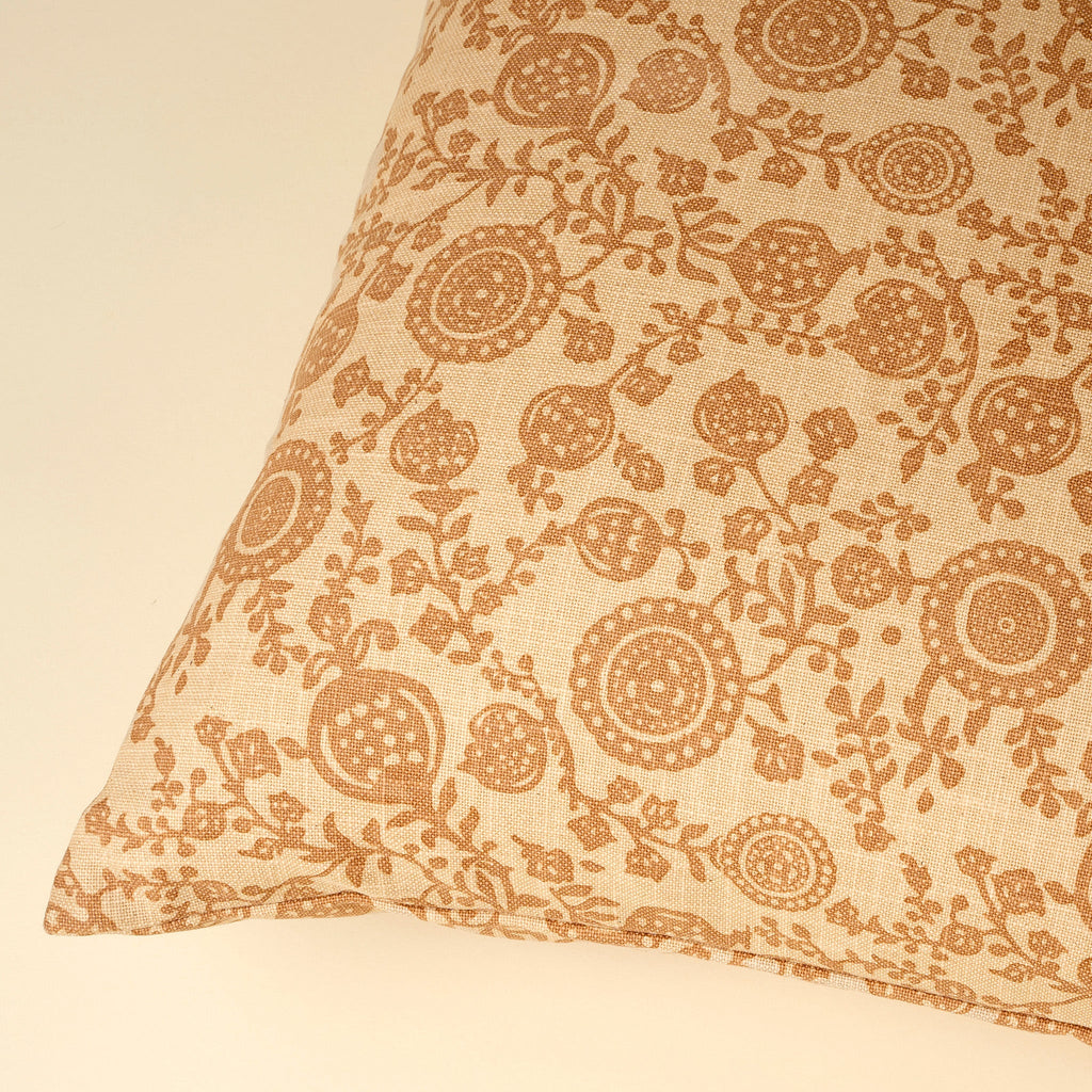 20x20 Pomegranate Pillow, Terracottta