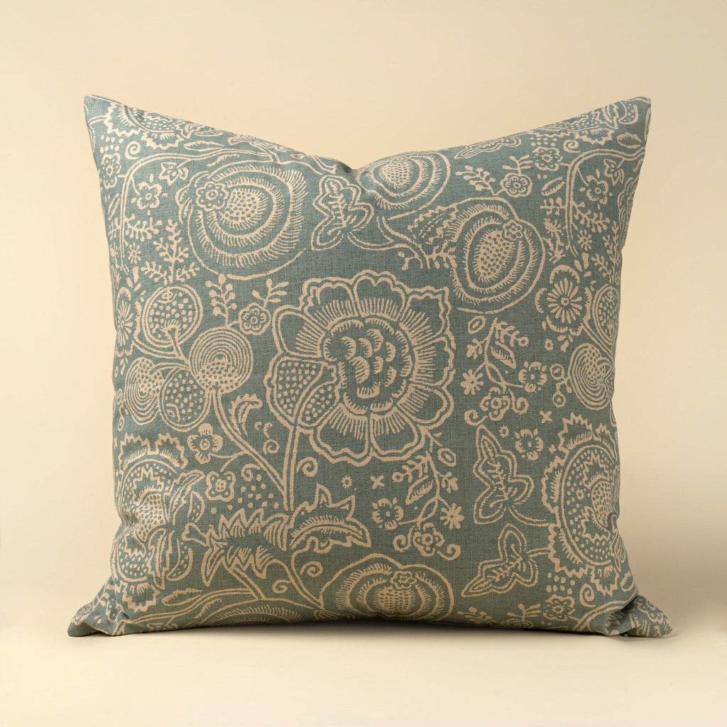 24x24 Eden Pillow, Slate Blue