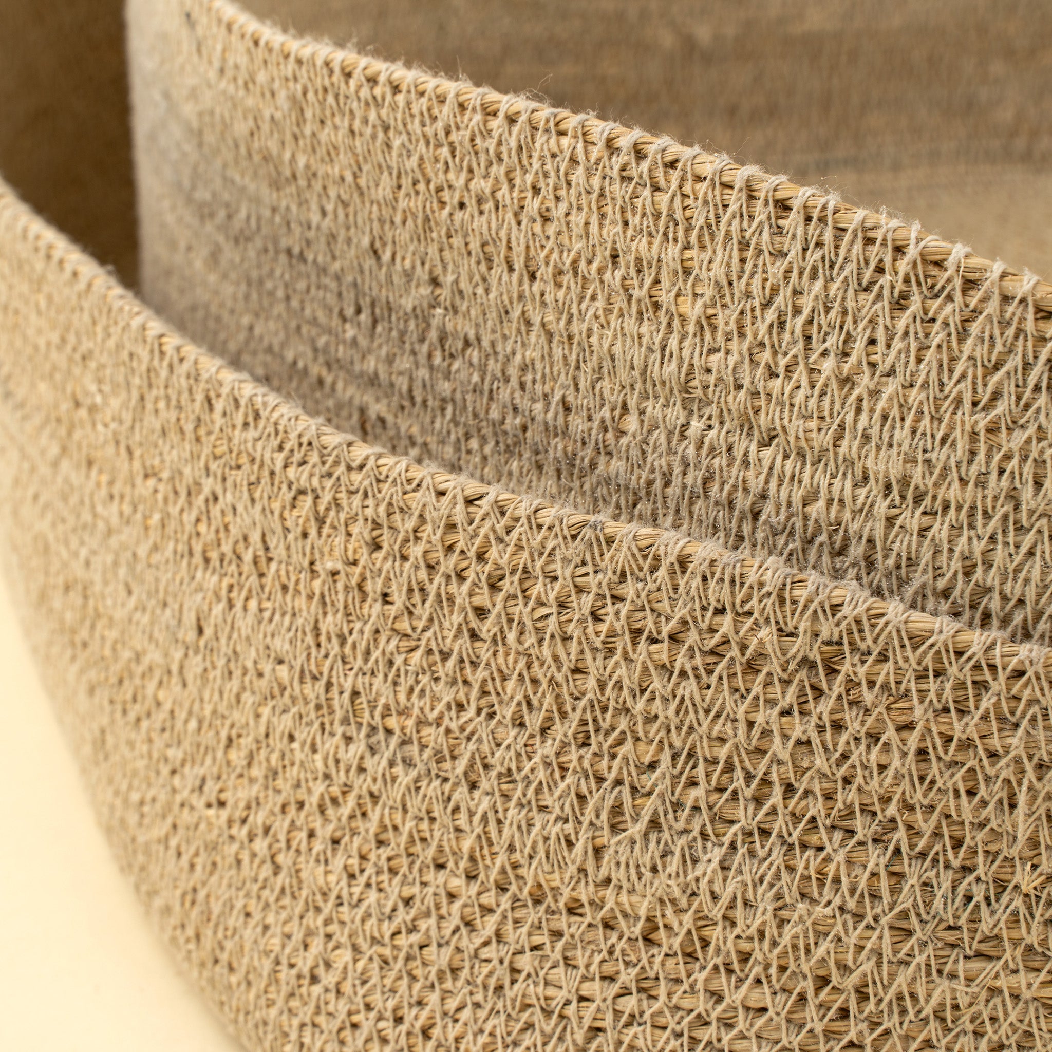 Natura Seagrass Basket Trays S/2