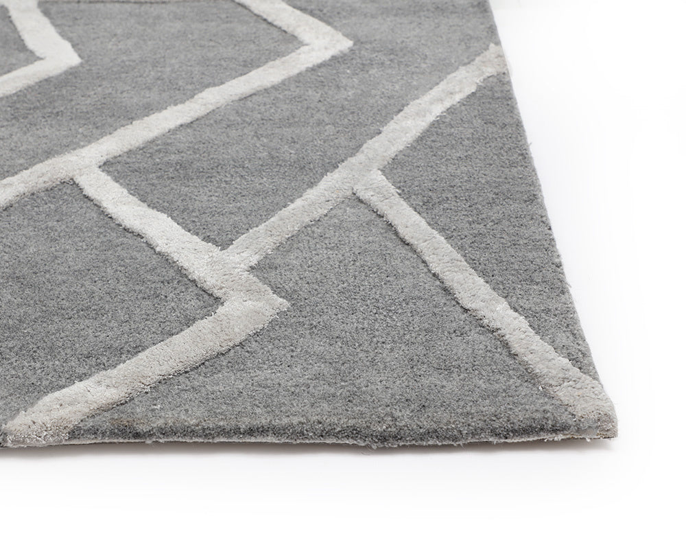 Zizi Hand-Tufted Rug - Grey - 9' X 12'