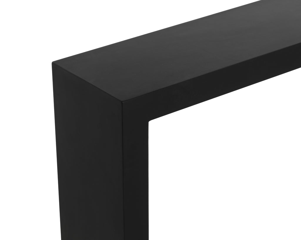 Axle Console Table - Black