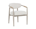 Marita Dining Armchair - Greige - Louis Cream
