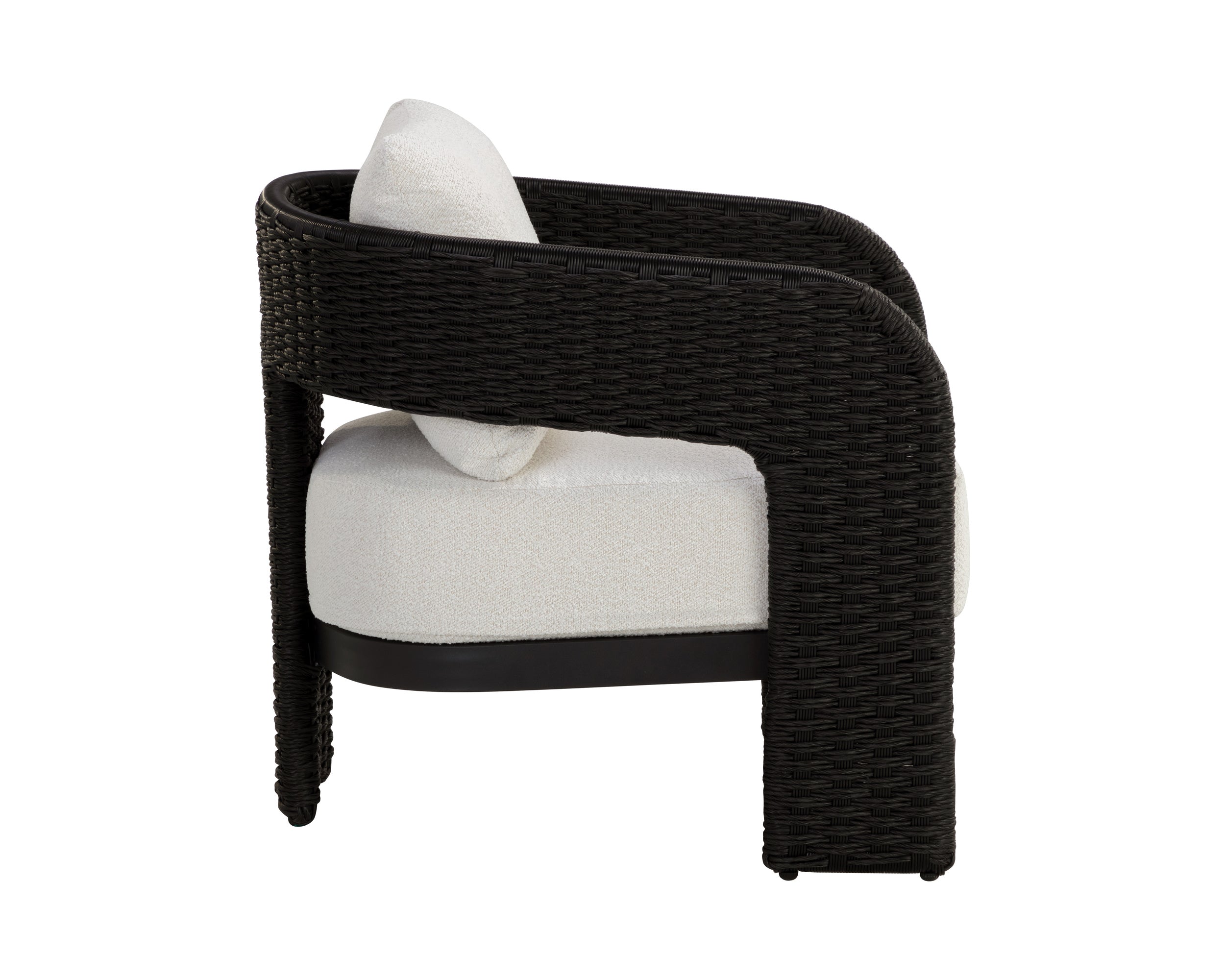 Pylos Lounge Chair - Black - Louis Cream