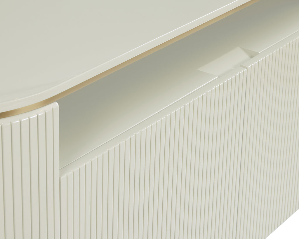 Paloma Sideboard - High Gloss Cream