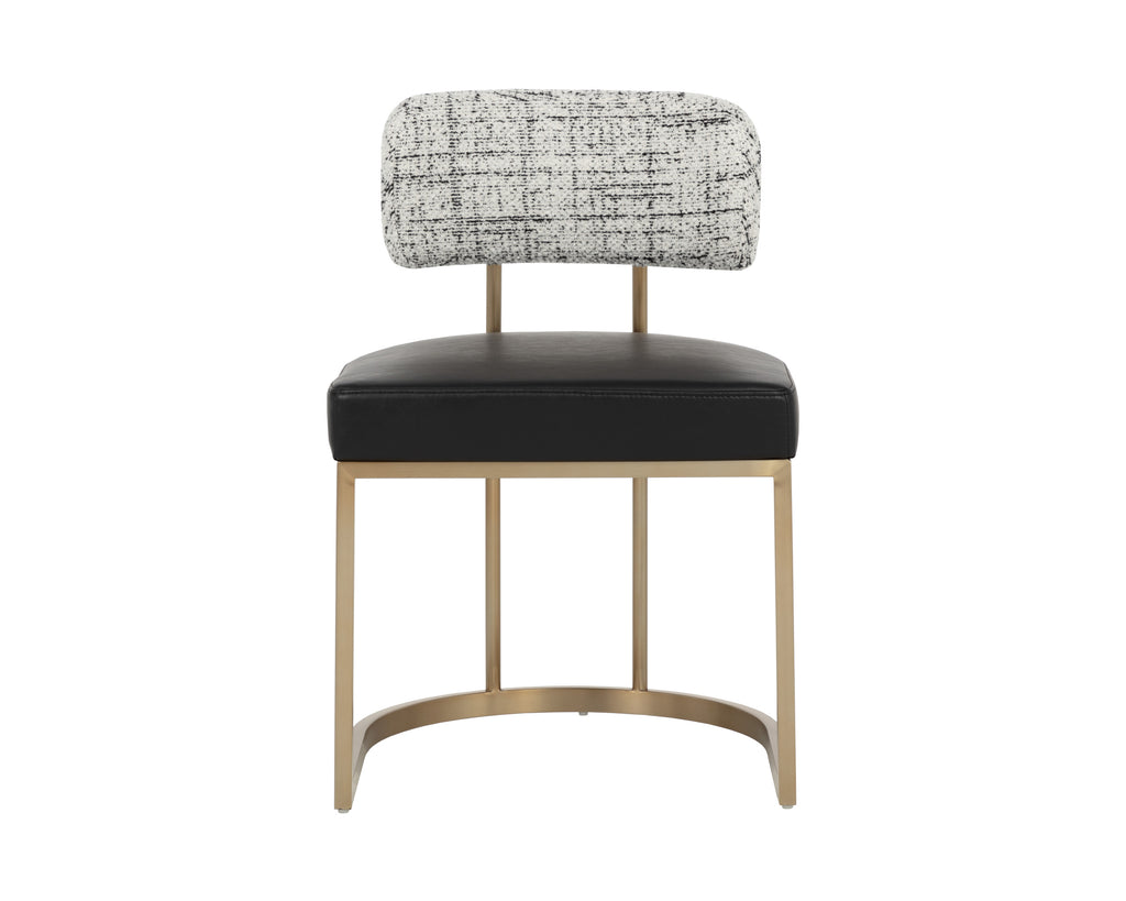 Larissa Dining Chair - Bravo Black / Halton Birch