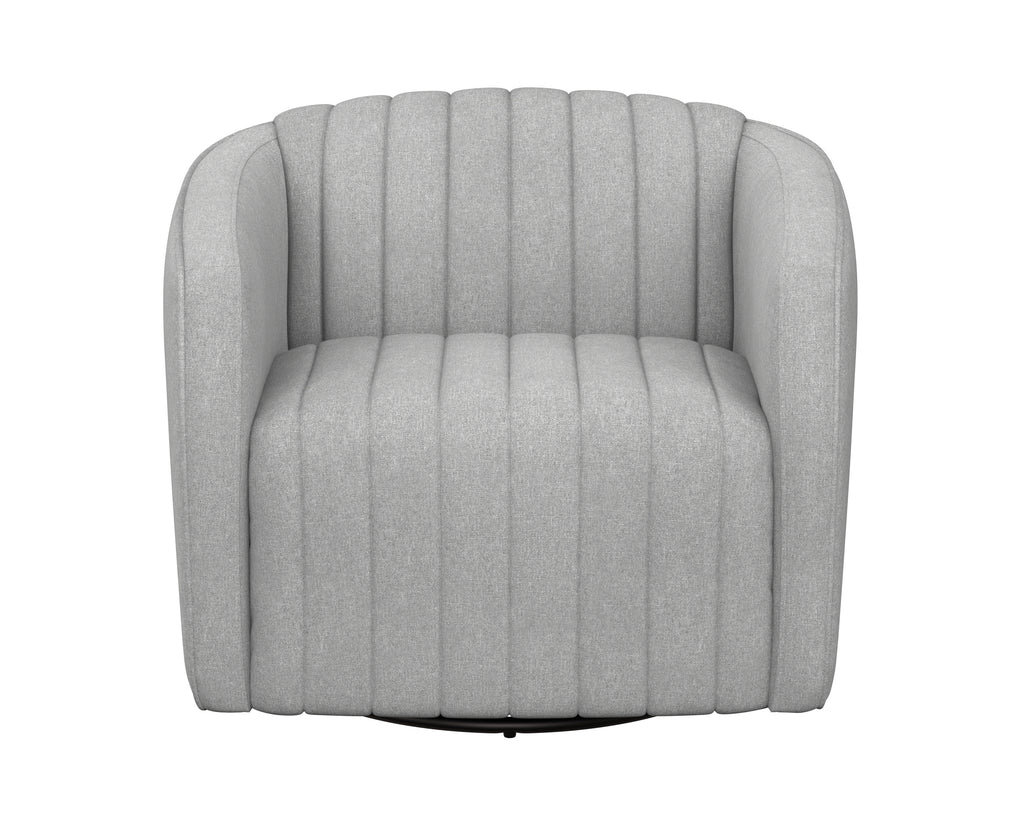 Garrison Swivel Lounge Chair - Liv Dove