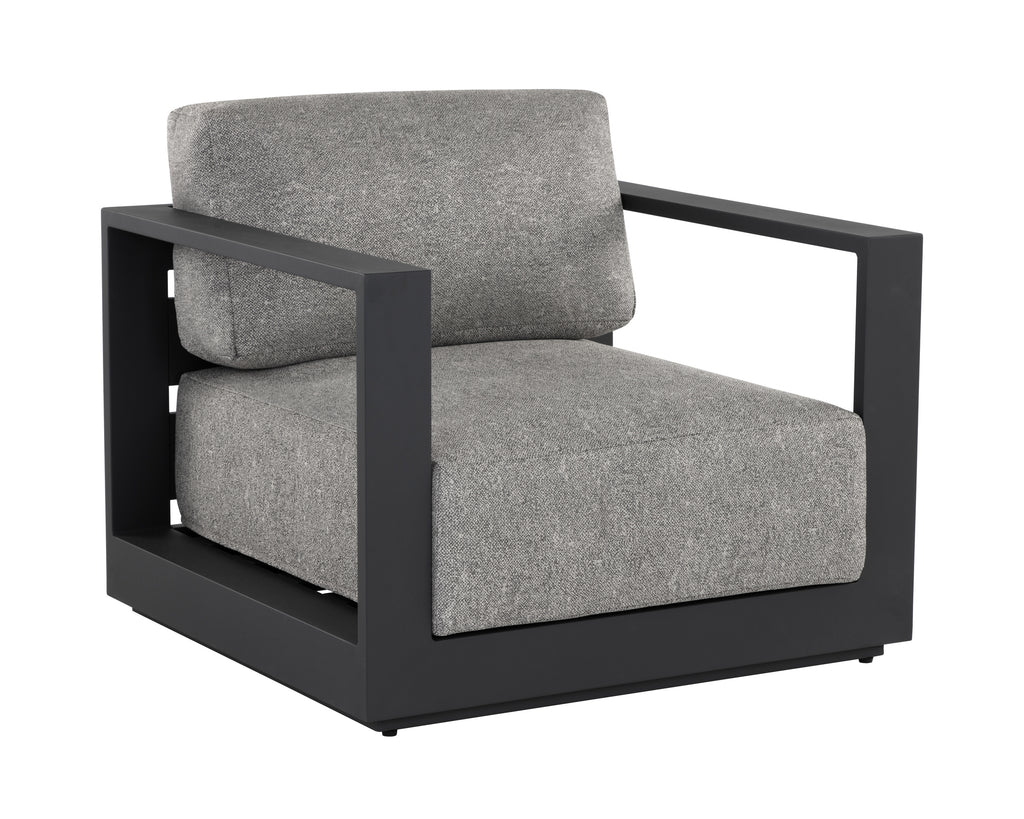 Tavira Armchair - Charcoal - Lanikai Salt And Pepper