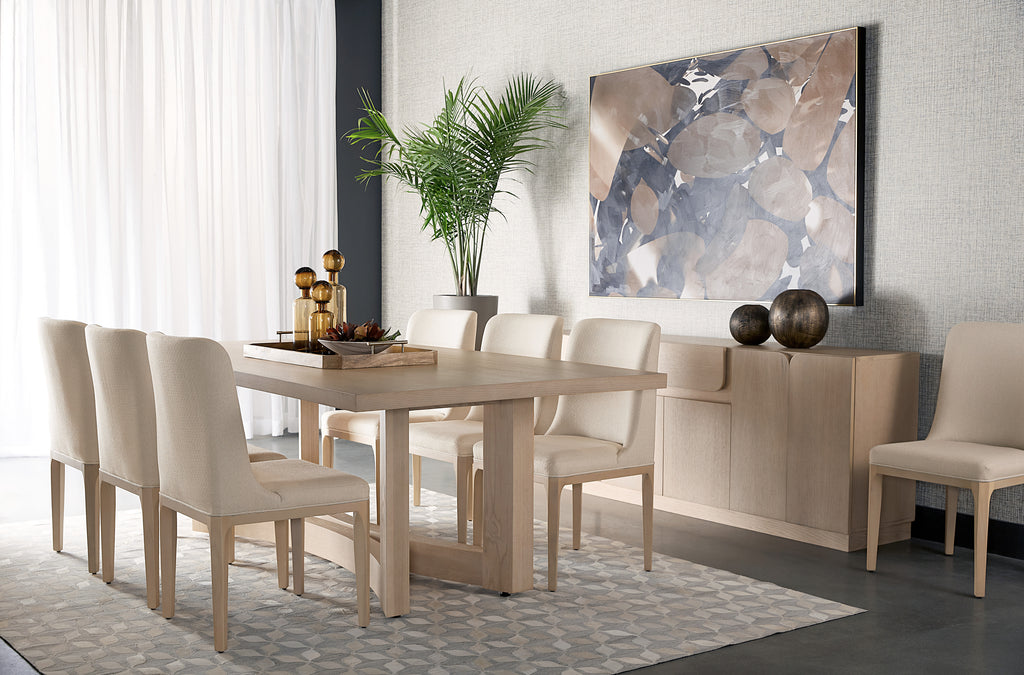 Elisa Dining Chair - Light Oak - Mainz Cream