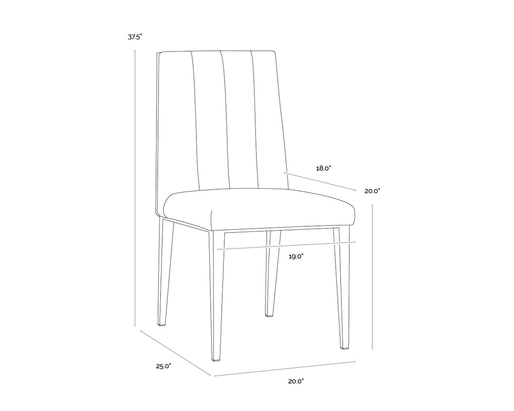 Wilbur Dining Chair - Geralt Linen