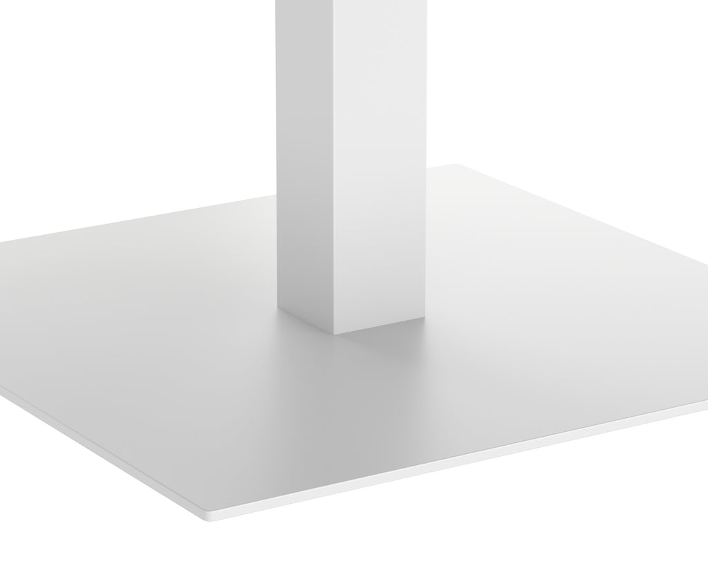 Merano Bar Table - Square - White