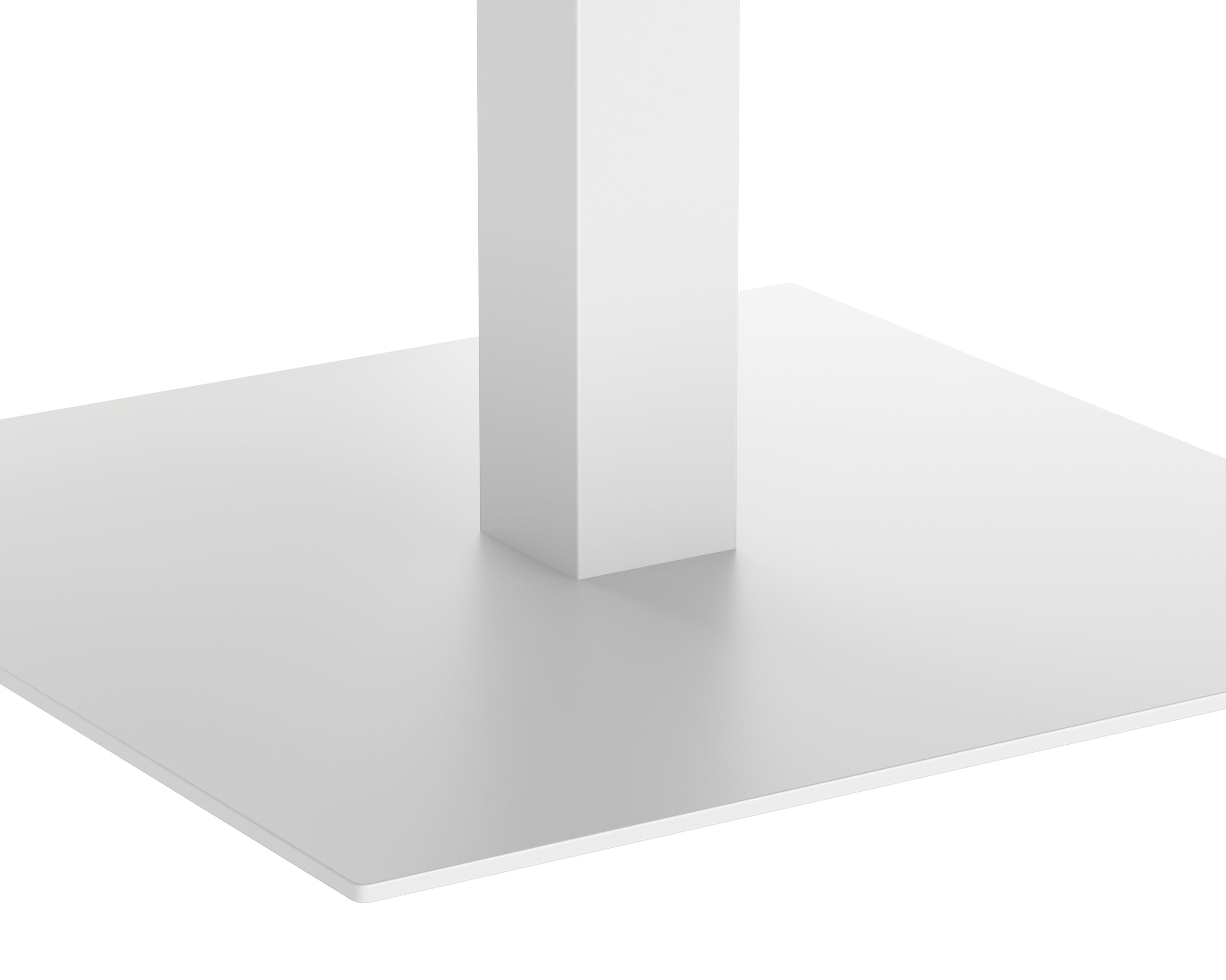Merano Bar Table - Square - White