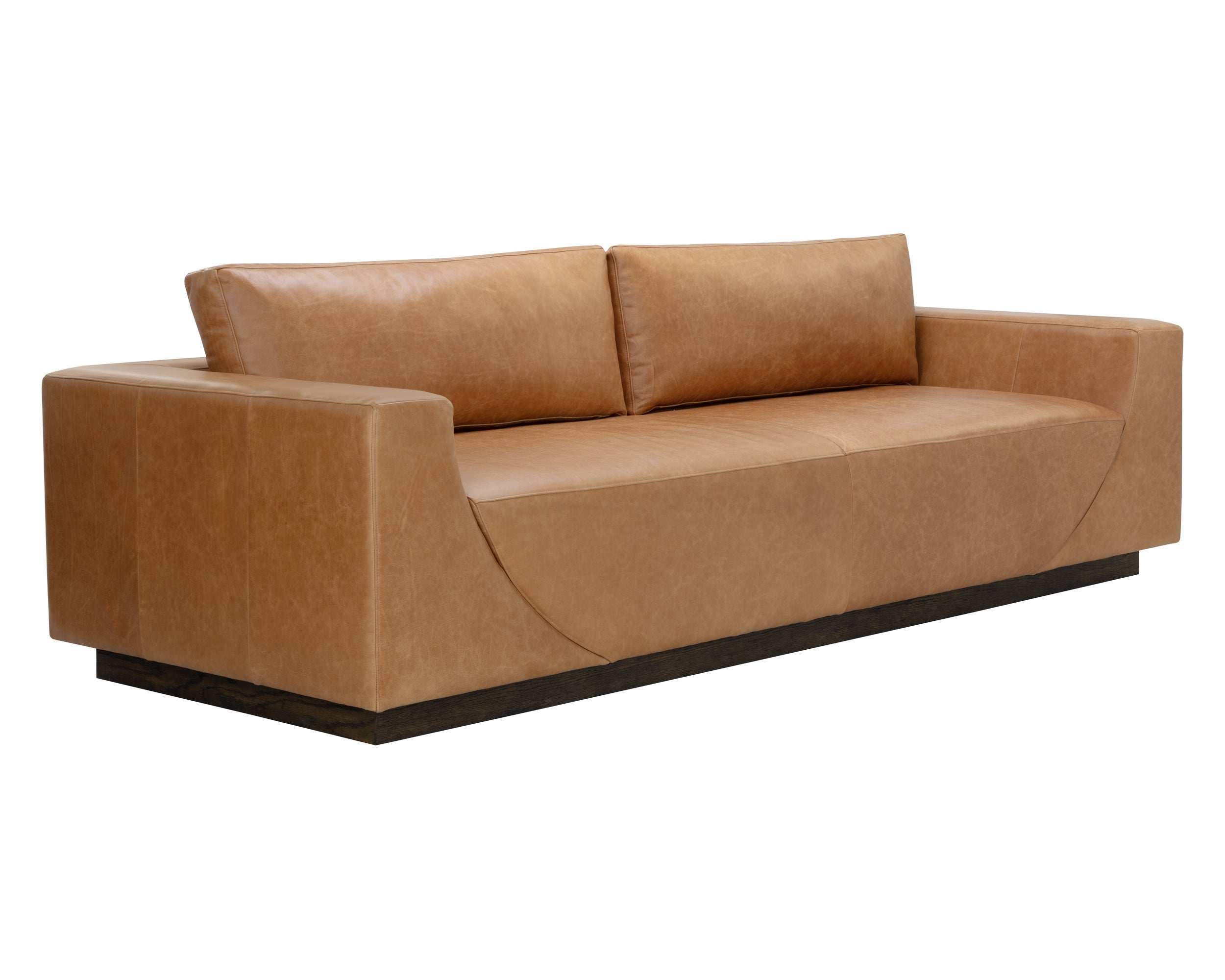 Anakin Sofa - Dark Brown - Tuscany Cognac Leather