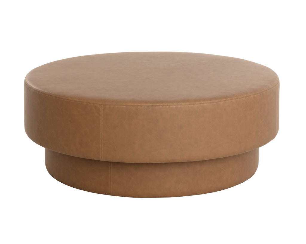 Arlo Ottoman - Milliken Cognac