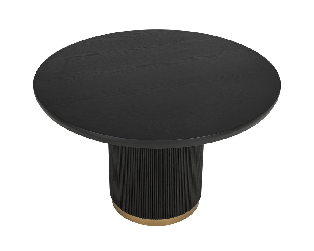 Kalla Dining Table - Round - Charcoal - 48"