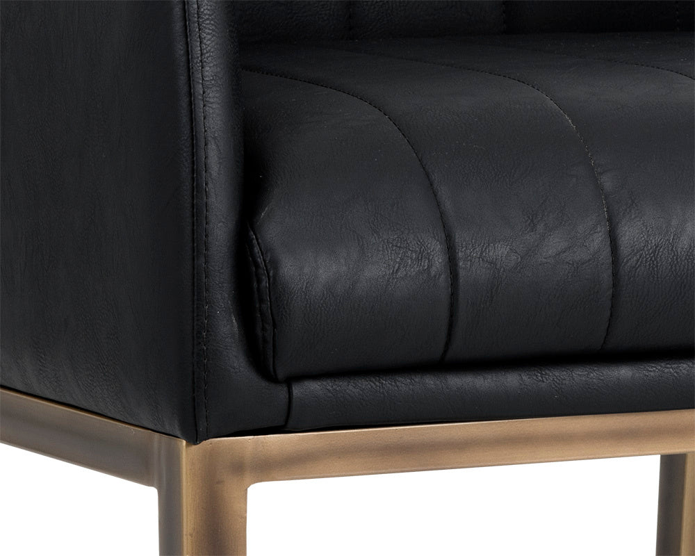 Wolfe Lounge Chair - Bravo Black