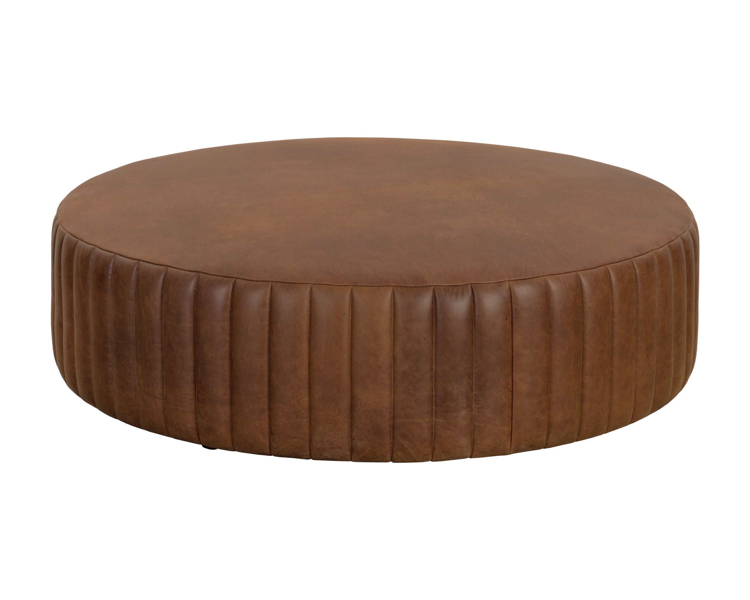 Divano Ottoman - Lucia Tobacco Leather