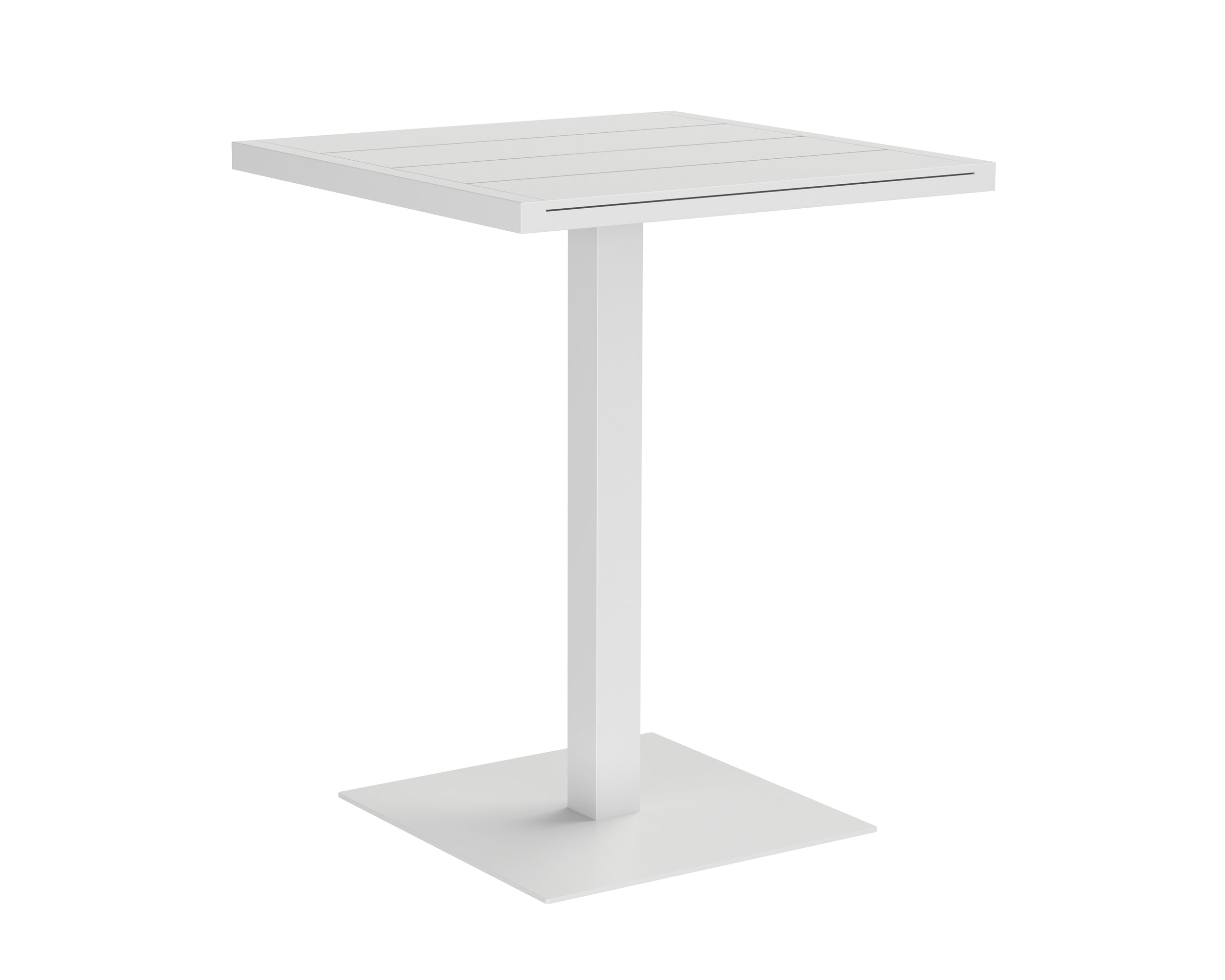 Merano Bar Table - Square - White