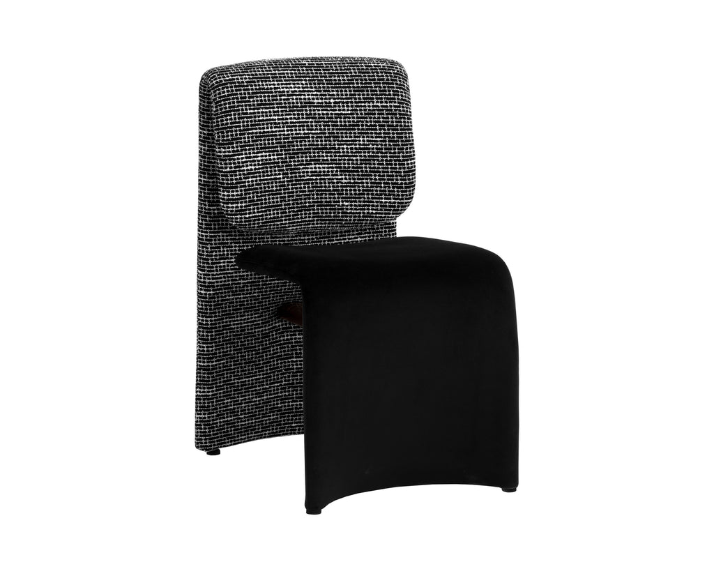 Dunnington Dining Chair - Dark Bronze - Abbington Black / Hobbes Night