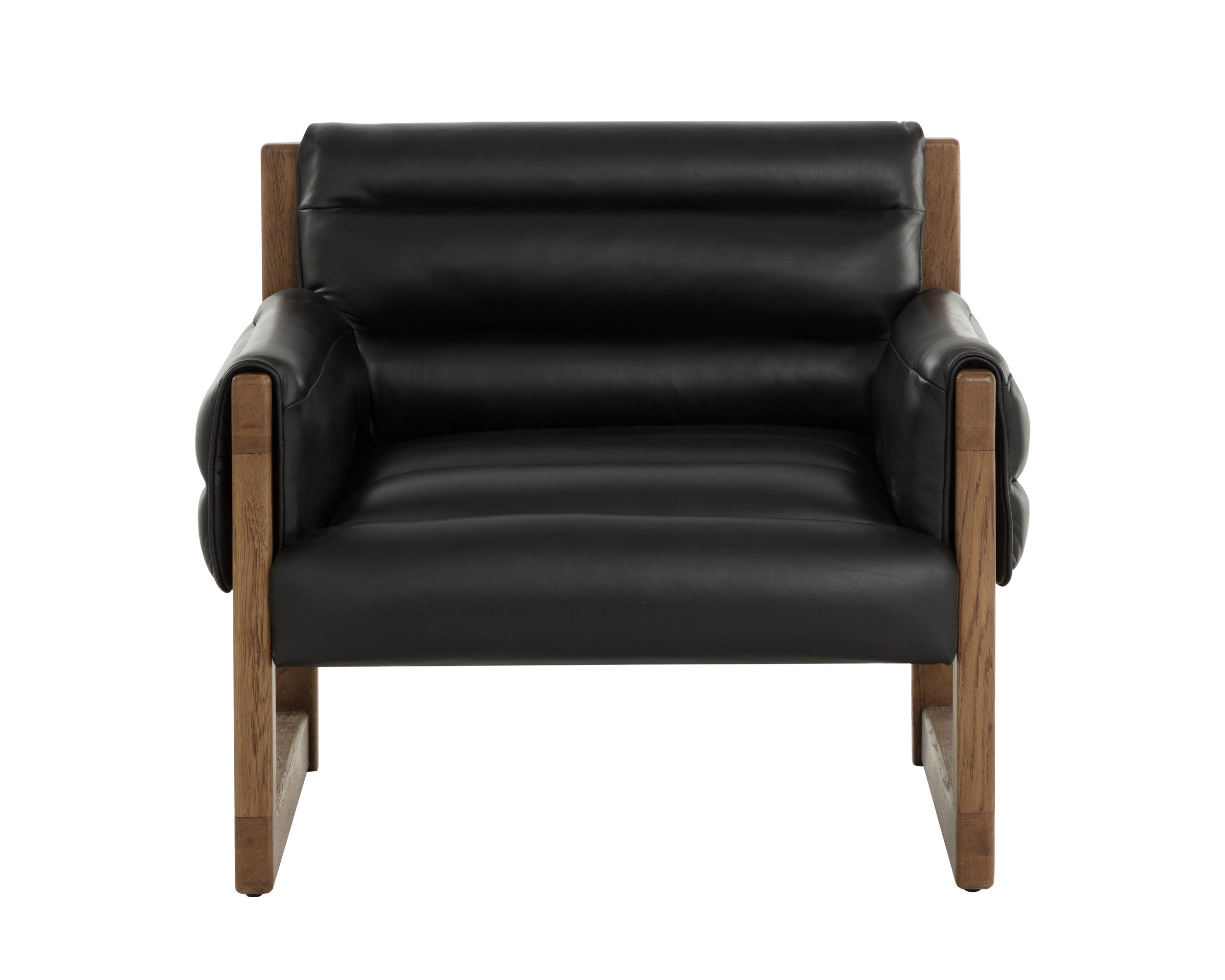 Ferguson Lounge Chair - Vintage Black Night Leather