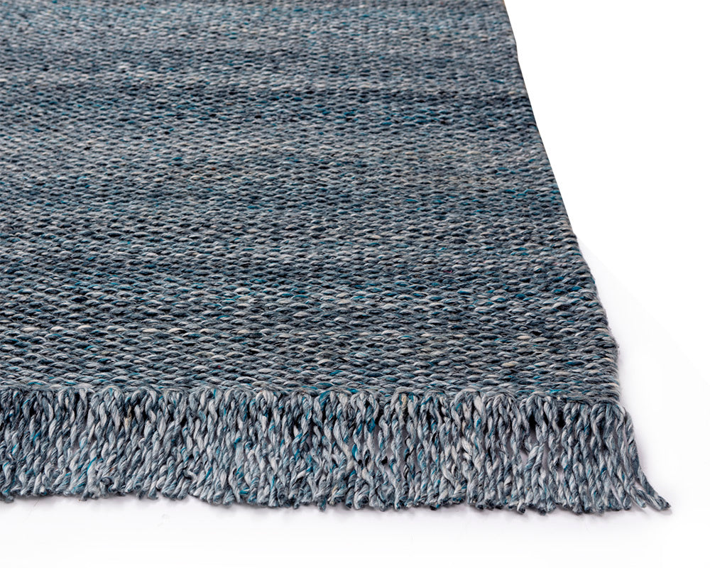 Lindau Hand-Woven Rug - Teal - 9' X 12'