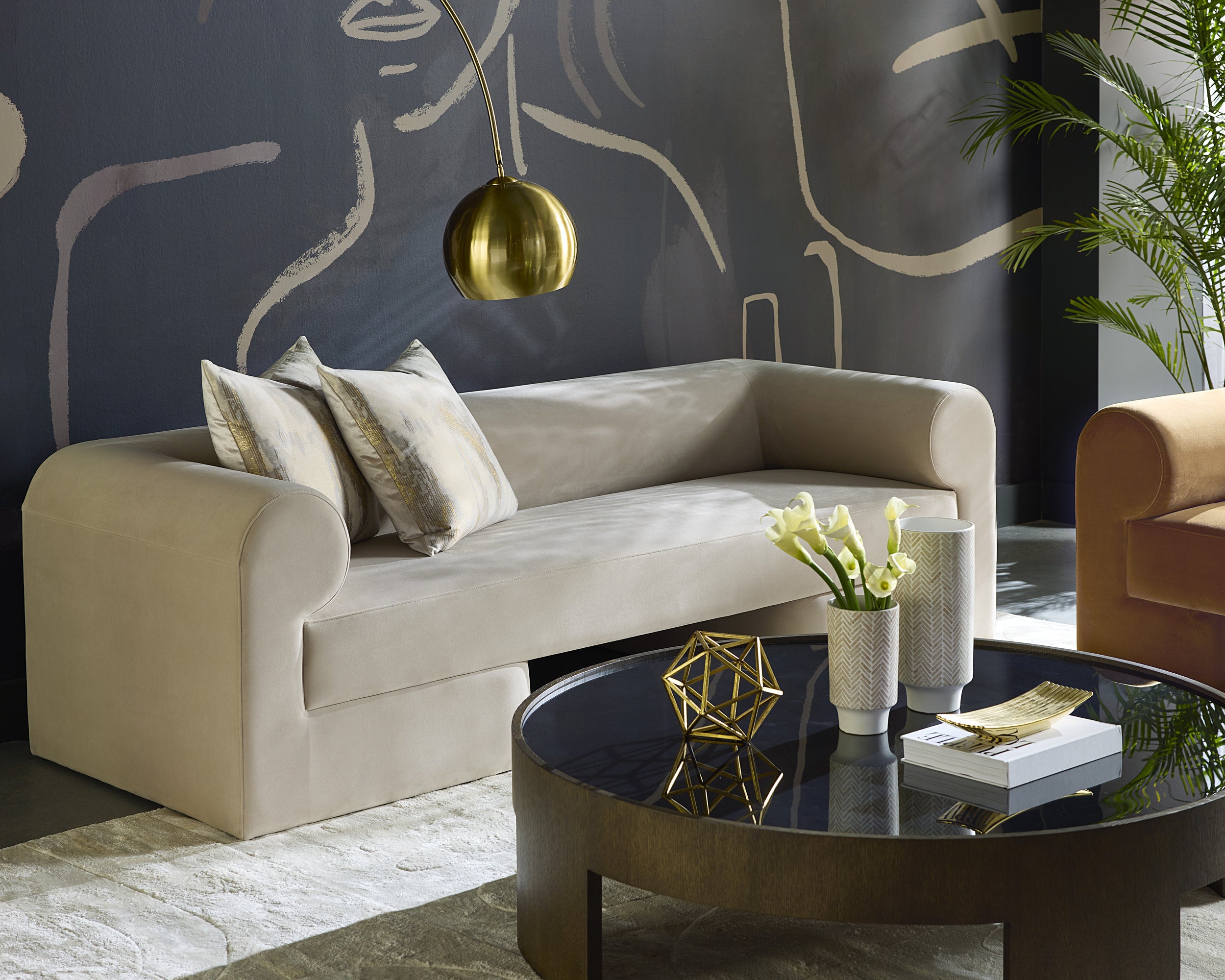 Ionic Sofa - Meg Taupe