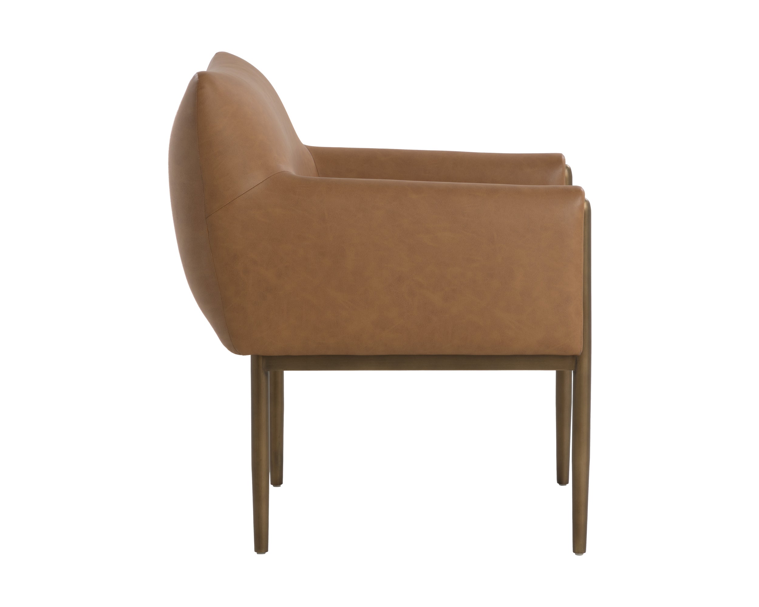 Olea Dining Armchair - Milliken Cognac