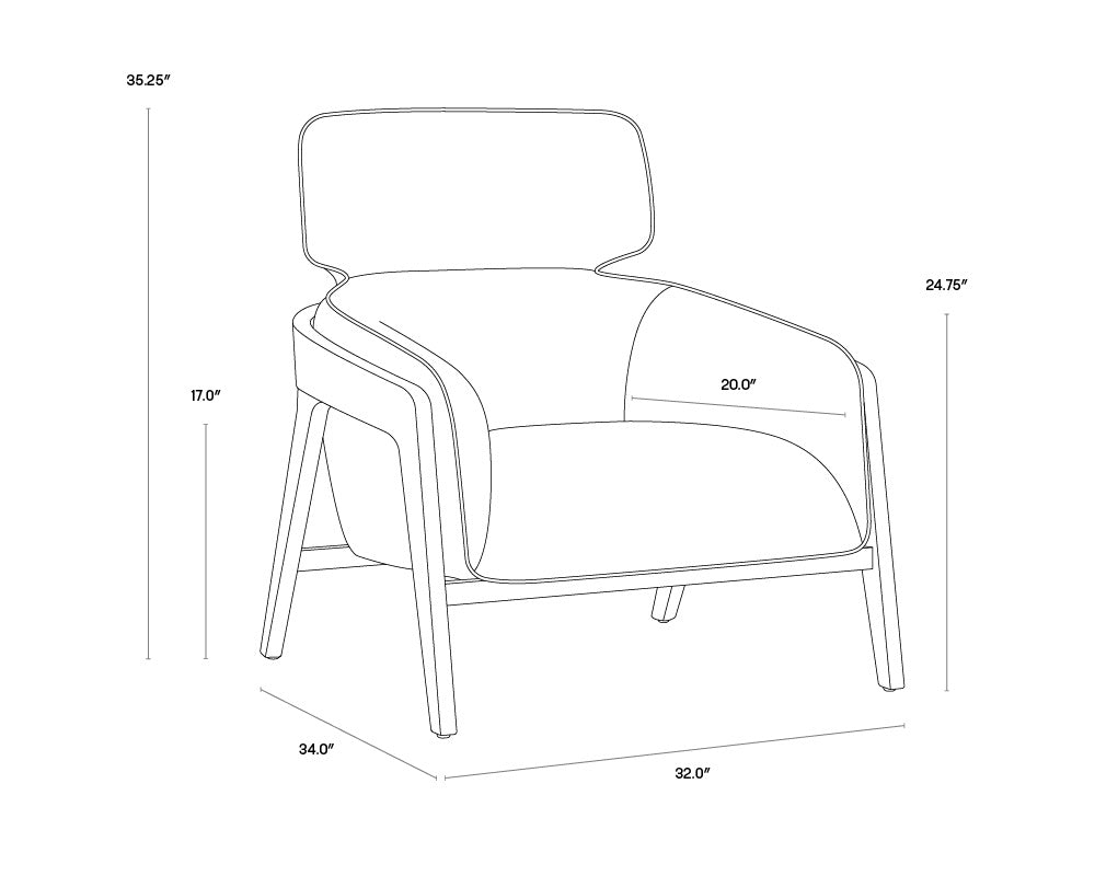Maximus Lounge Chair - Moss Green