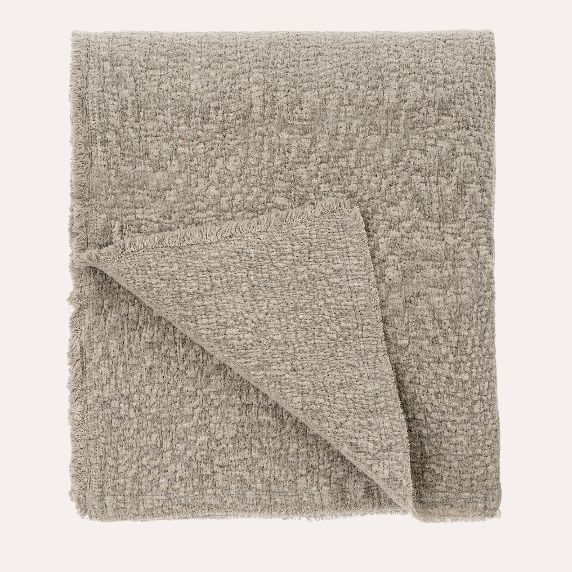 Malabar Throw Blanket Stone