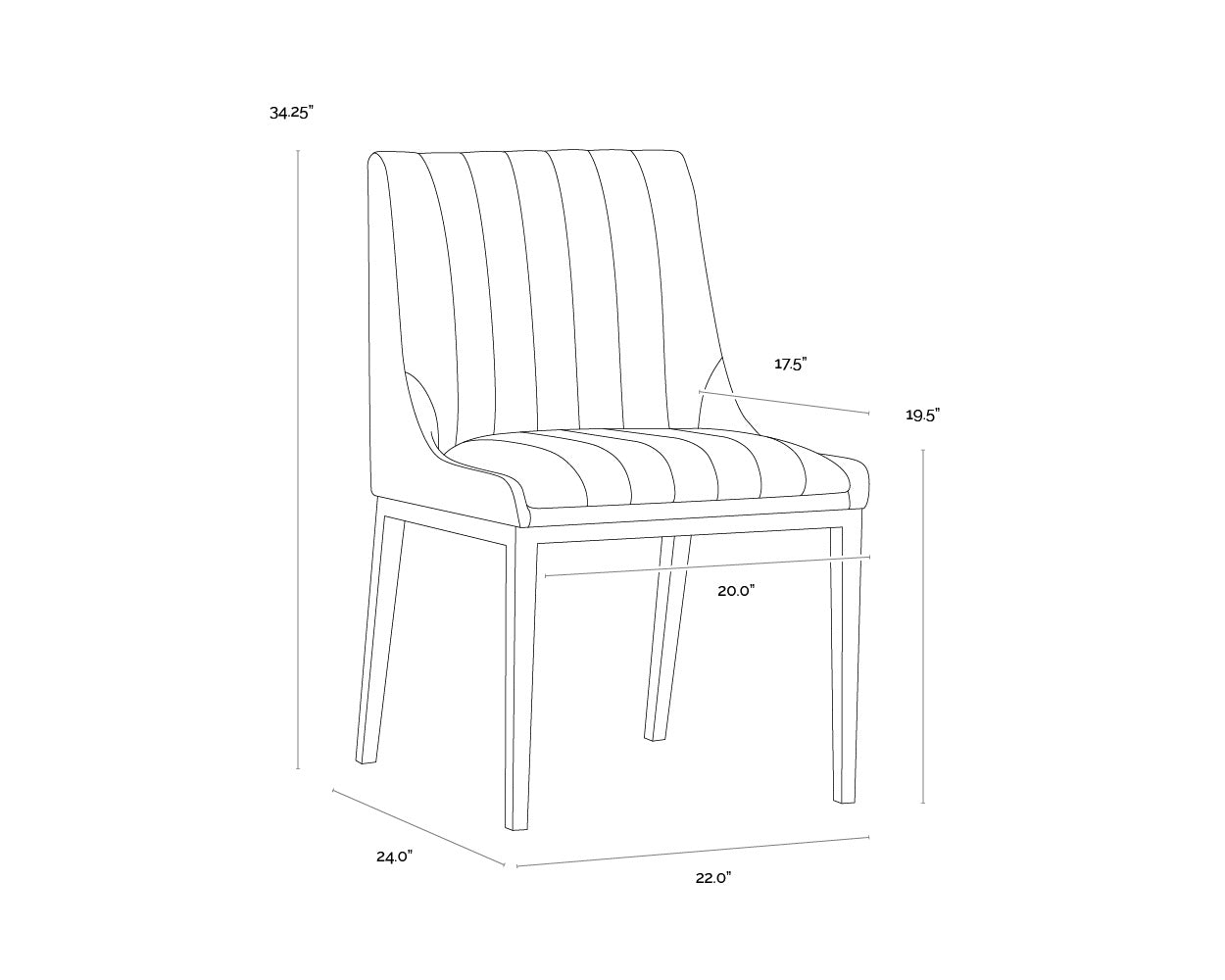 Halden Dining Chair - Bravo Cream