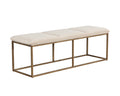 Alley Bench - Burnished Brass - Piccolo Prosecco