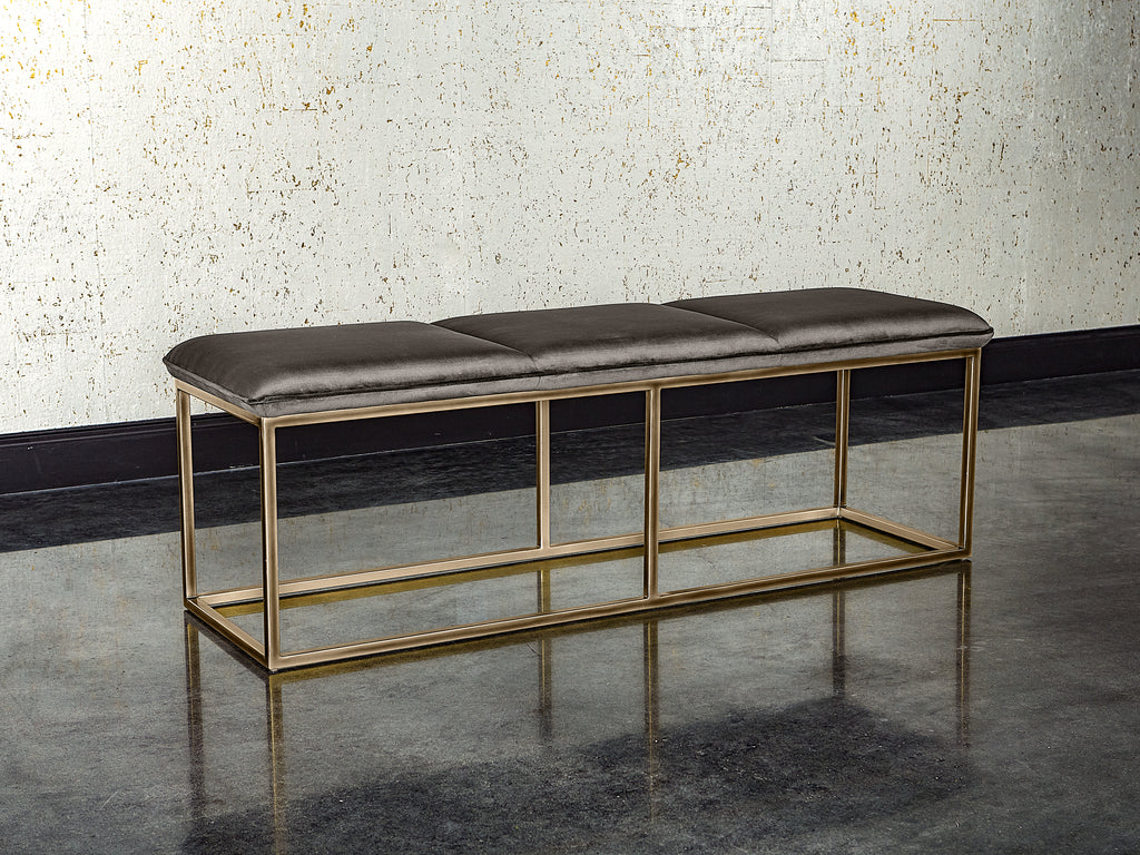 Alley Bench - Rustic Bronze - Piccolo Pebble