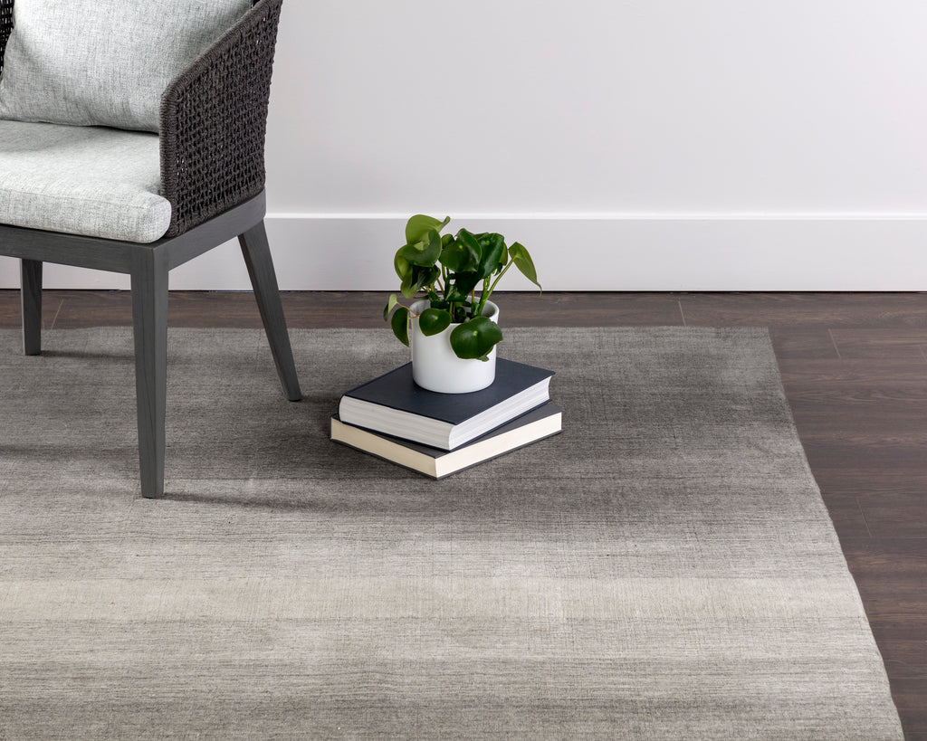 Brisbane Hand-Woven Rug - Grey - 9' X 12'