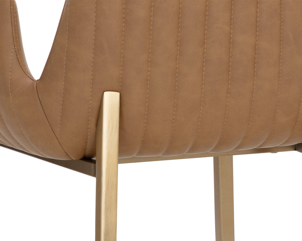Lucano Counter Stool - Milliken Cognac