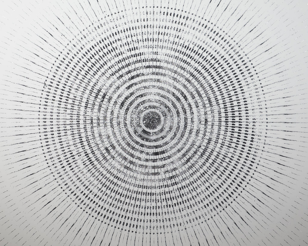Galaxy - 48" X 48" - White Frame