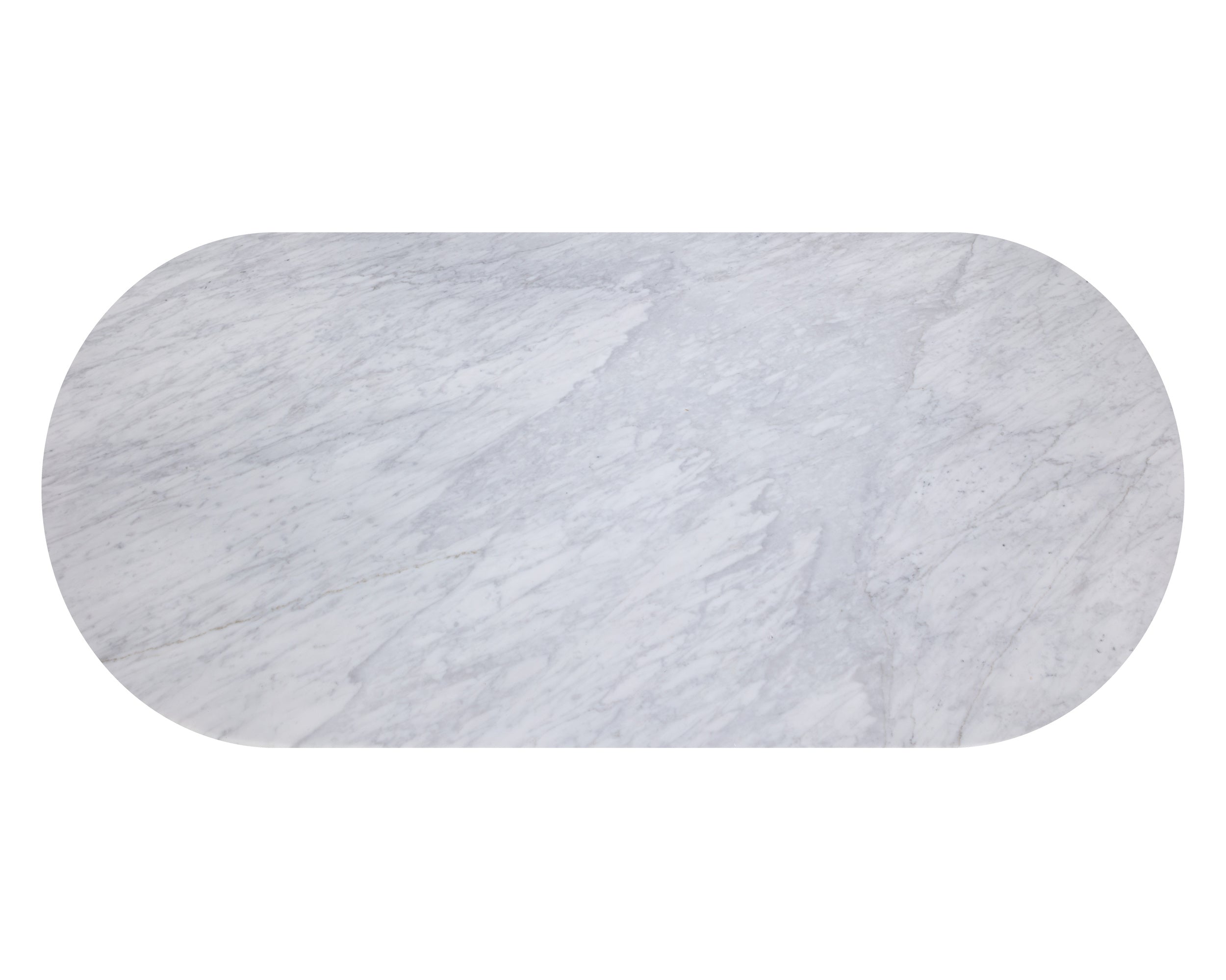 Paloma Dining Table - Oval - White Marble - 84"