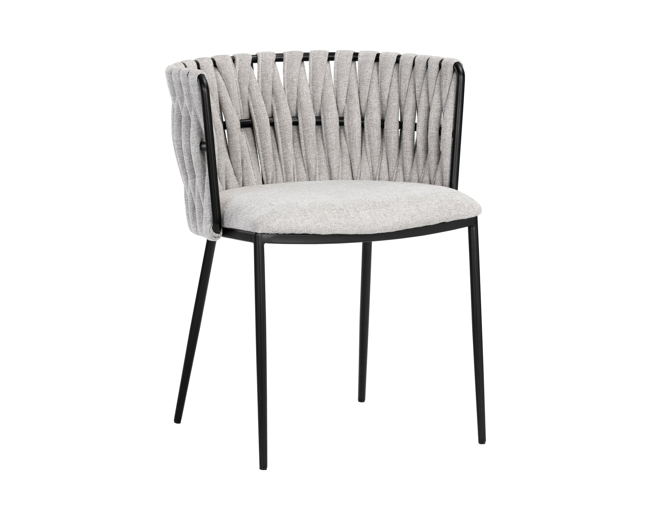 Sarai Dining Armchair - Belfast Heather Grey