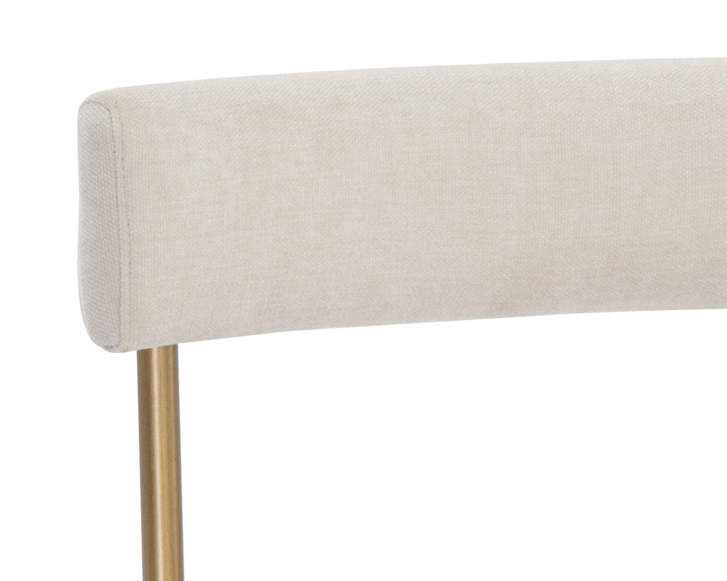 Seneca Dining Chair - Antique Brass - Danny Ivory