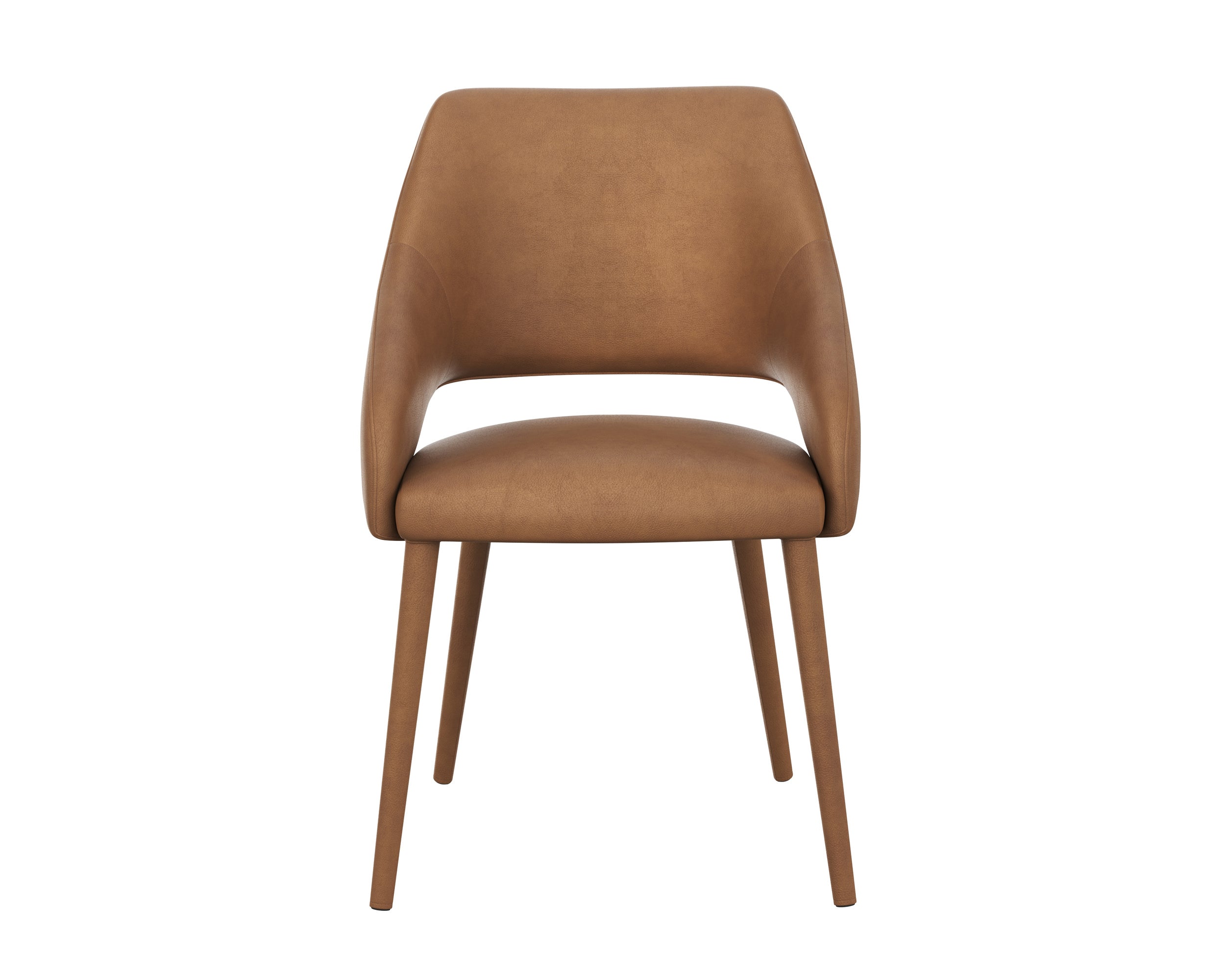 Galen Dining Armchair - Missouri Cognac Leather