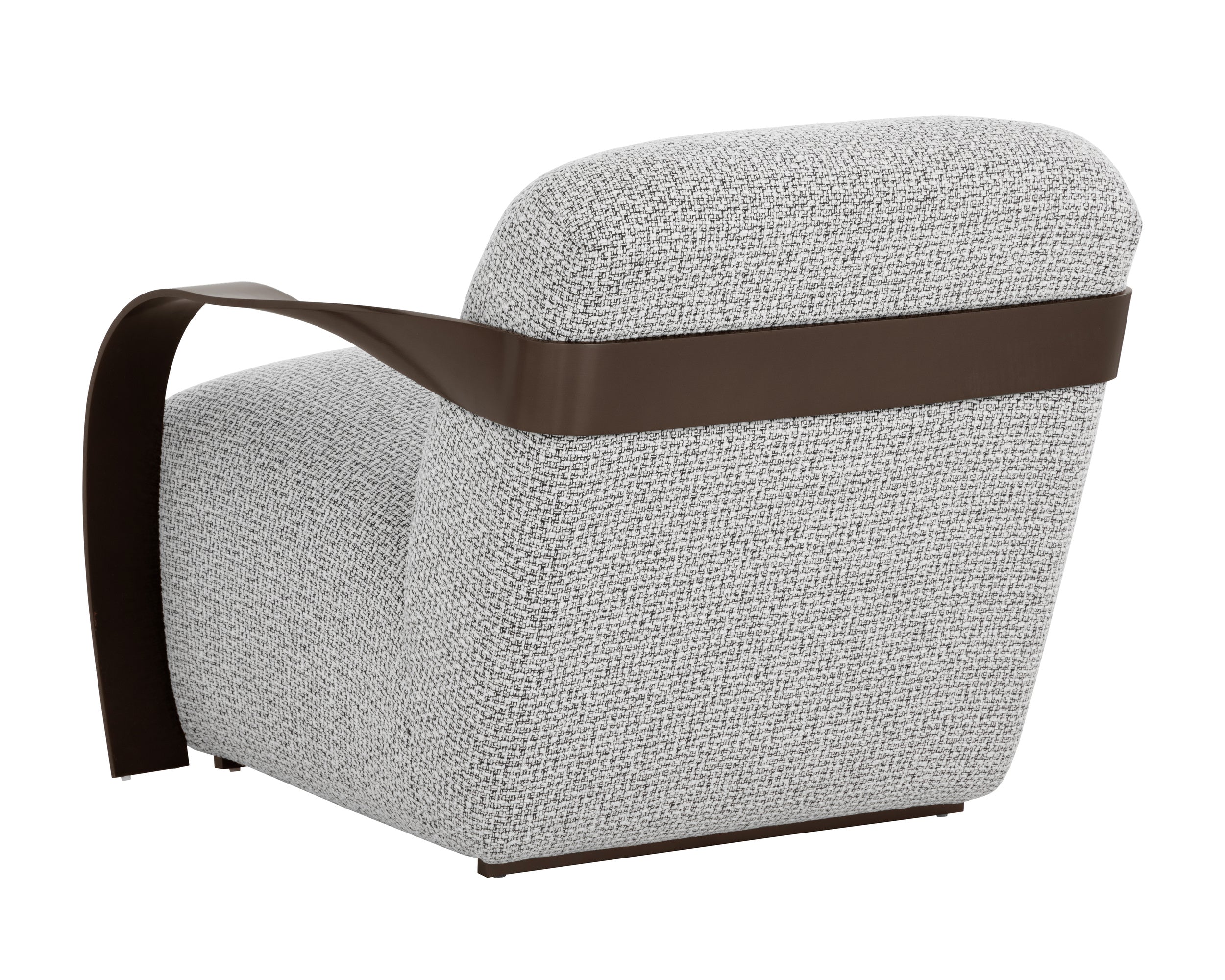 Sonesta Lounge Chair - Dark Bronze - Helios Check Black