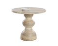 Raul Bistro Table - Travertine Look - Dune - 34"
