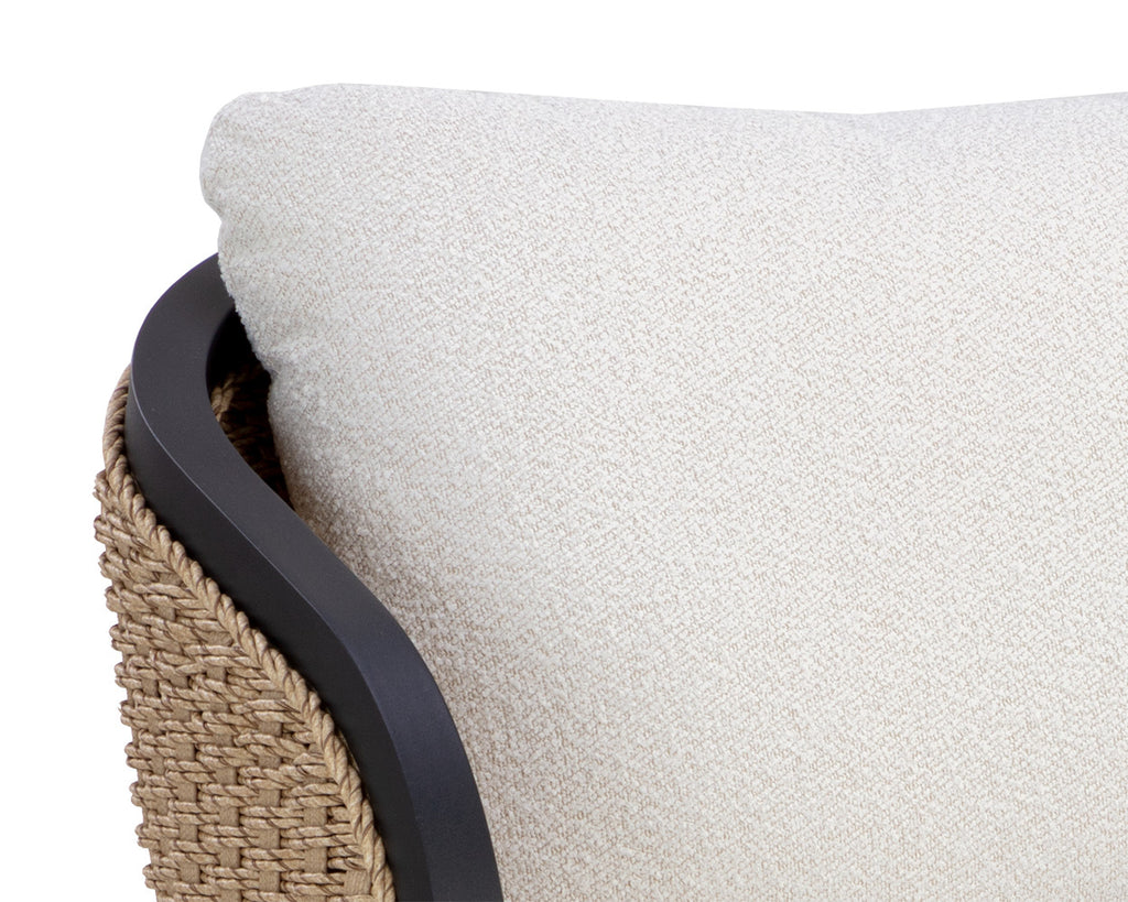 Bora Swivel Armchair - Louis Cream